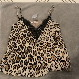 Leopard print camisole